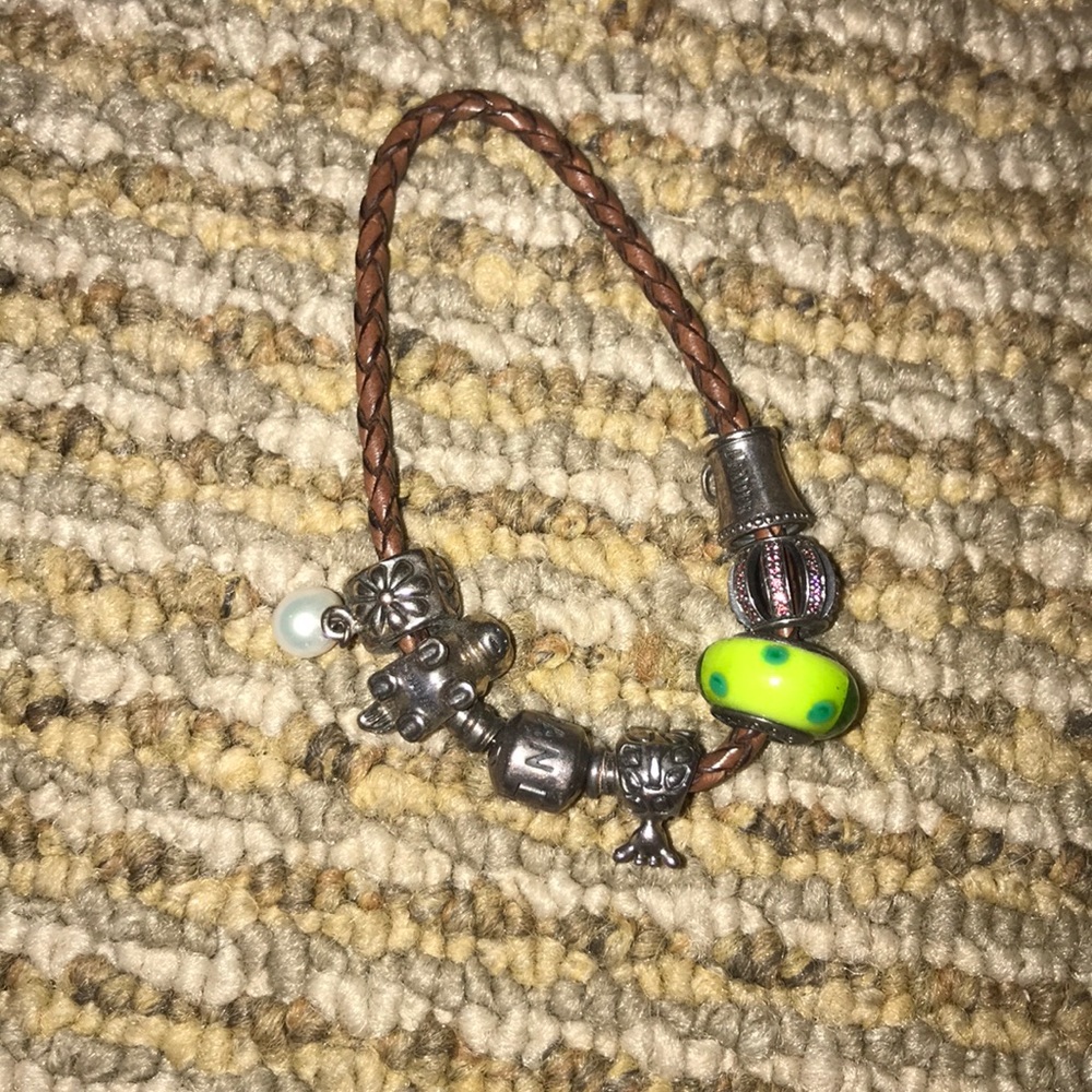Pandora bracelet + charms